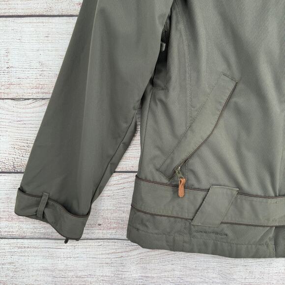 Columbia Convert Snowboard Jacket Womens Medium Olive Green Full Zip - Picture 5 of 12